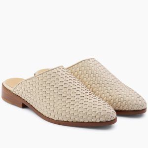 Nisolo Ama Woven Mule Bone Size 8.5